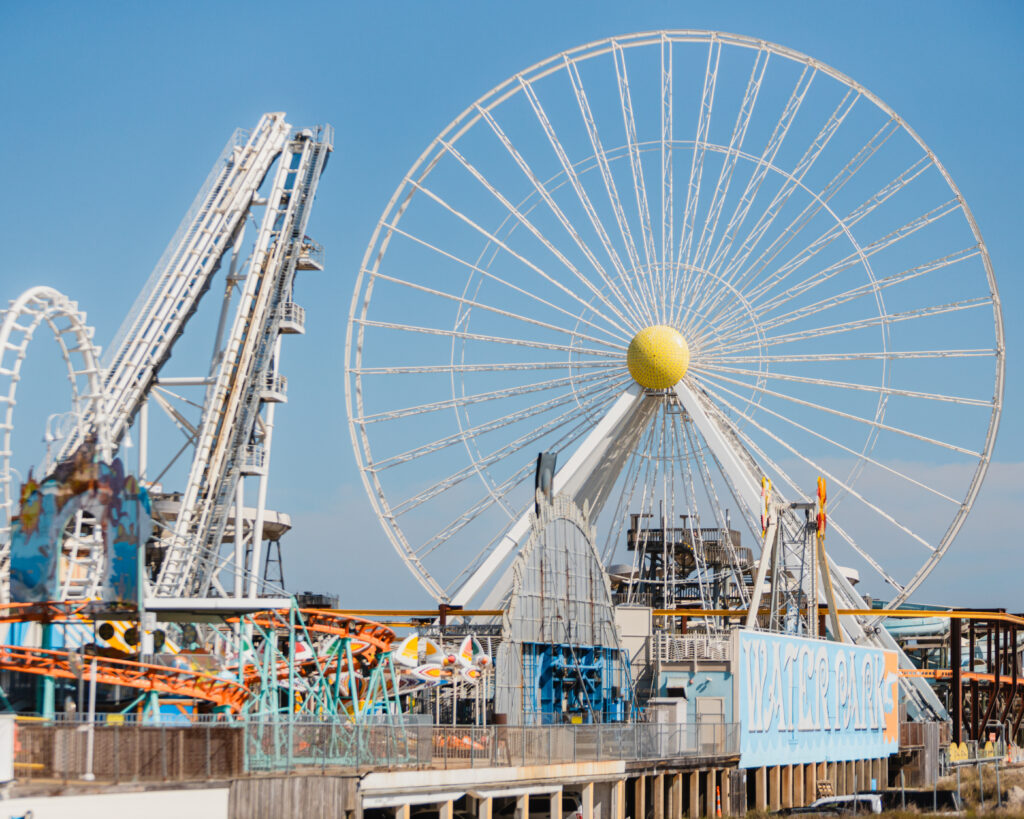 Giant wheel at Morey's pier