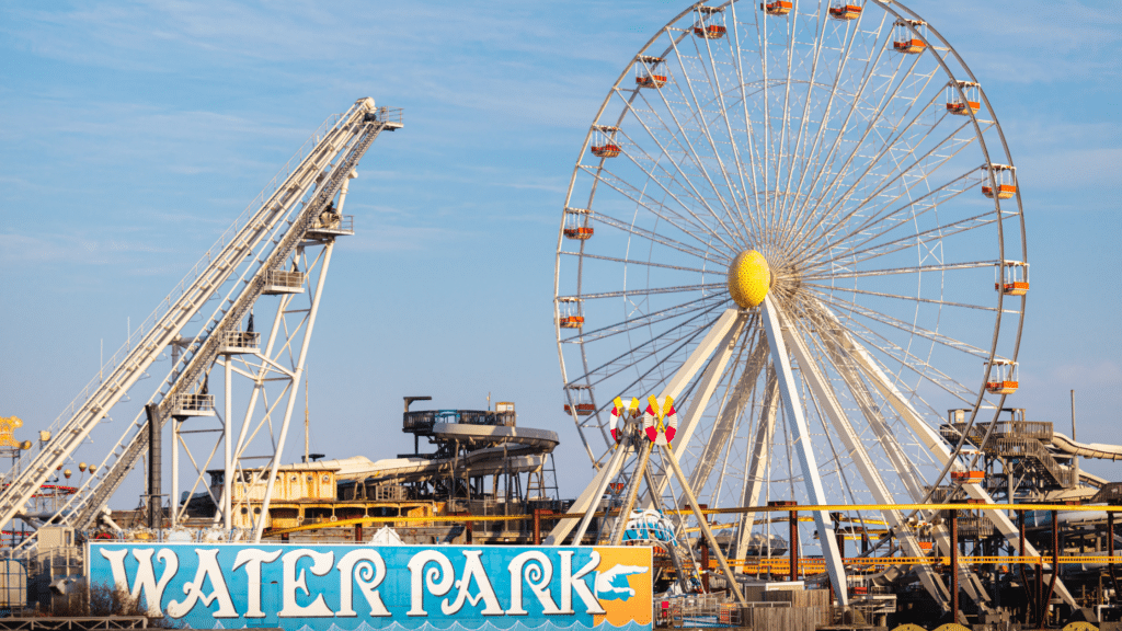 Ferris wheel at Morey's amusement pier on the Wildwood boardwalk